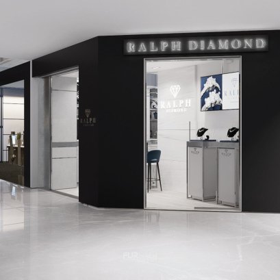 ออกแบบ ผลิต และติดตั้งร้าน : ร้าน RALPH Diamond  สาทรทาวเวอร์ กทม.
